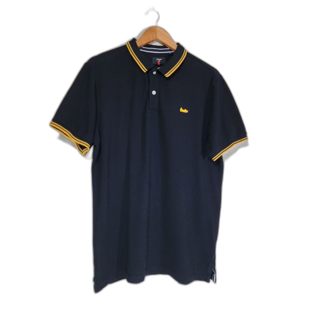 Superdry Black Polo Shirt - XL